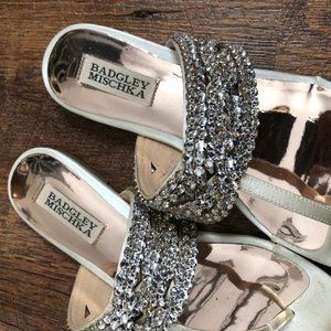 Badgley Mischka Satin Sandals